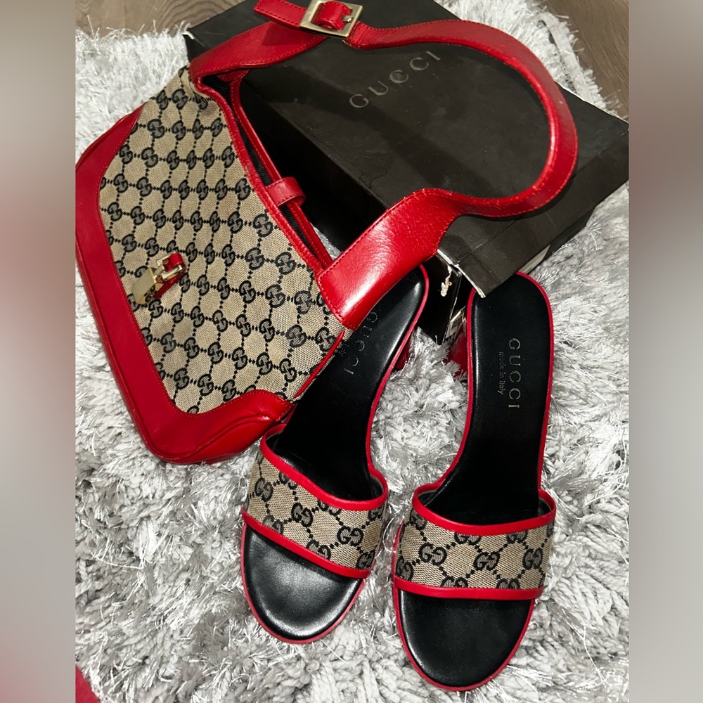 Gucci bag & Gucci shoes
